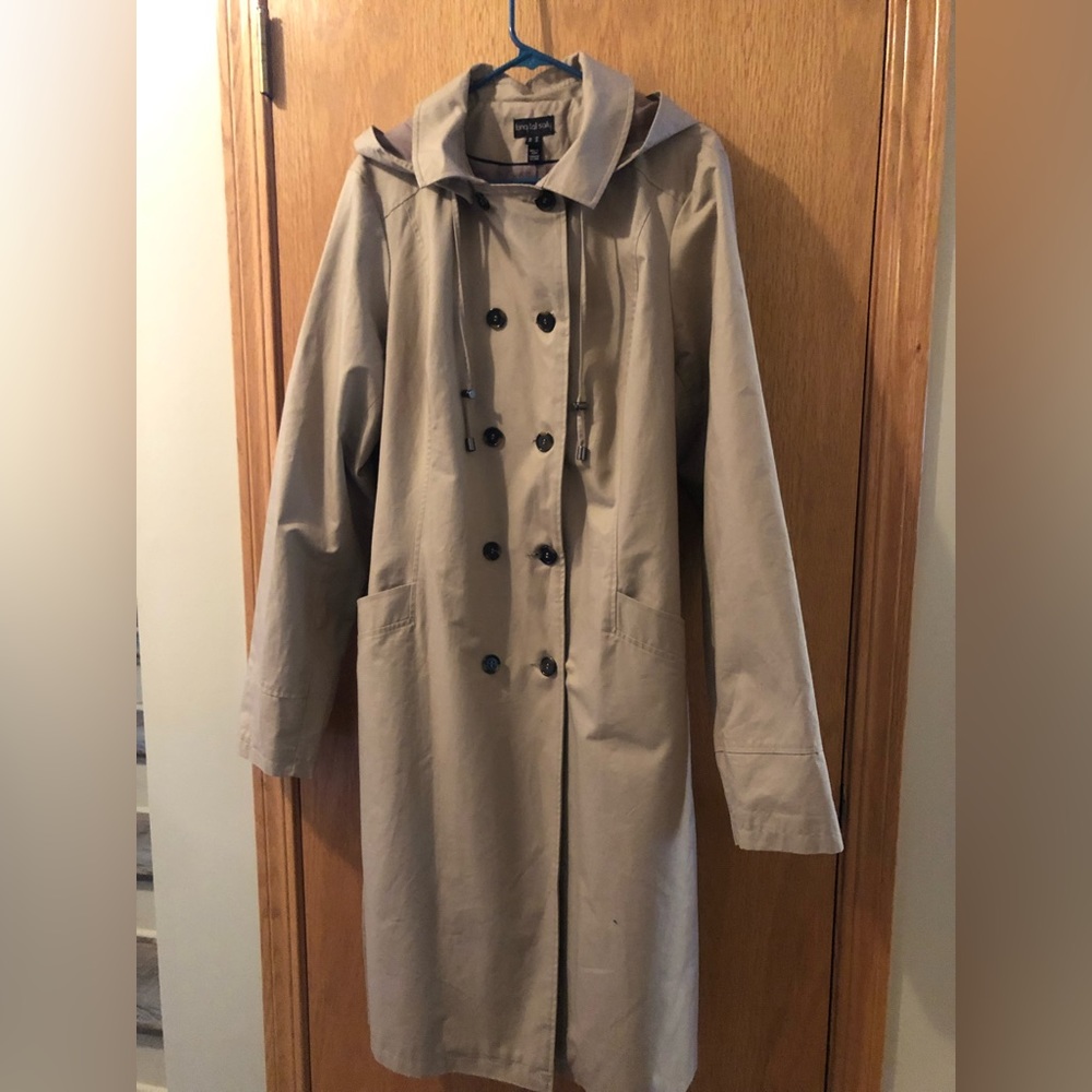 NWT Size 16 Long Tall Sally Hooded Trenchcoat